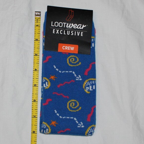 Makers' Mark Bourbon Bottle & Saved by the Bell Graphic Men's Cotton Dress Socks - Picture 6 of 8